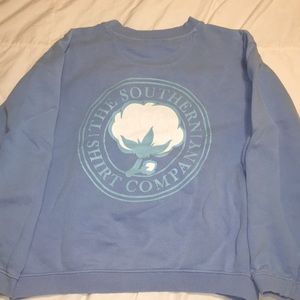 periwinkle blue southern shirt company sweatshirt